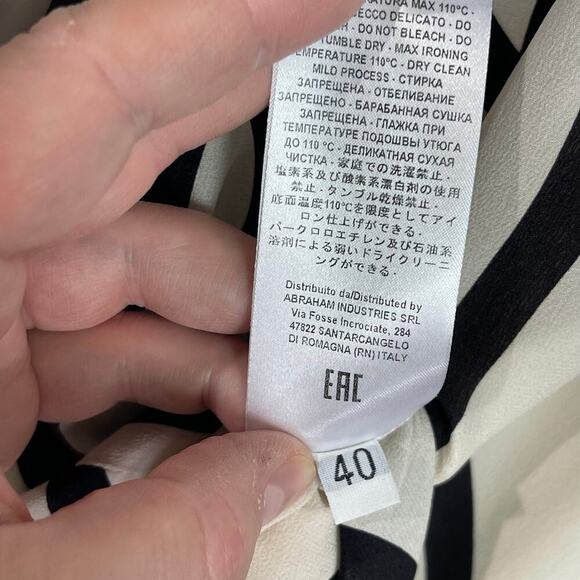 ANTHROPOLOGIE ERIKA CAVALLINI Women’s Silk Jasmine Maxi Shirt Dress Ivory - Picture 8 of 8